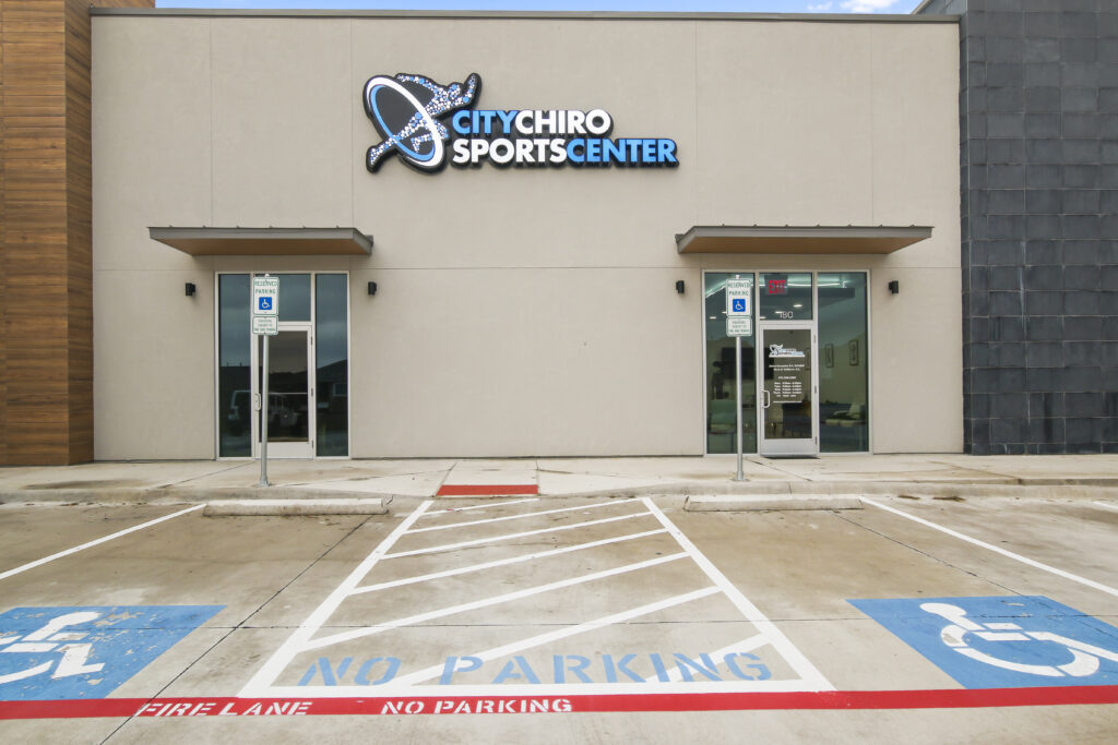 Store Front View of the clinic City Chiro Sports Center Irving/Valley Ranch - Chiropractor Irving TX